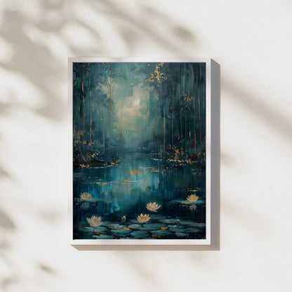 Tranquil Pond - Fantasy Print Art