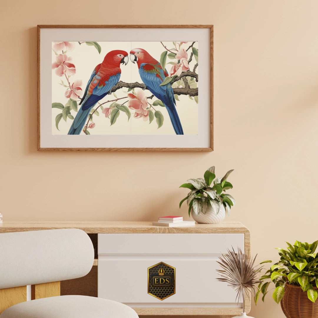 Tropical Duet - Nature Print Art