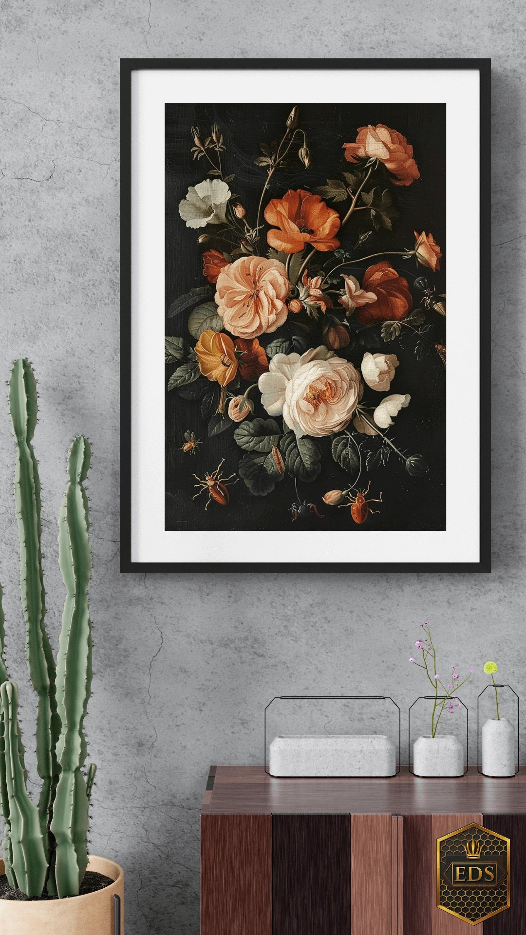 Vivacious Bloom - Still Life Print Art