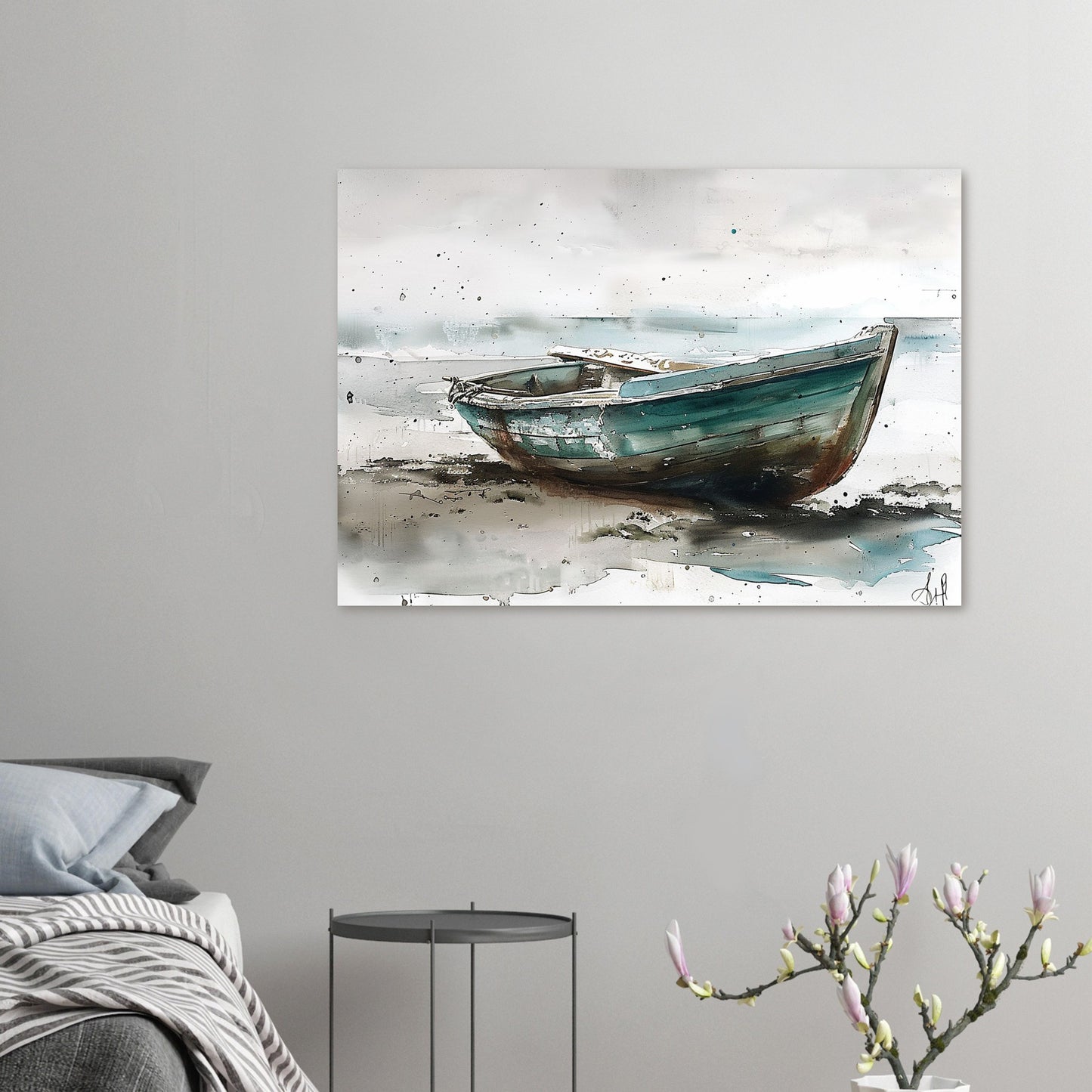 Solitary Voyage - Fine arts-print-on-foam-board