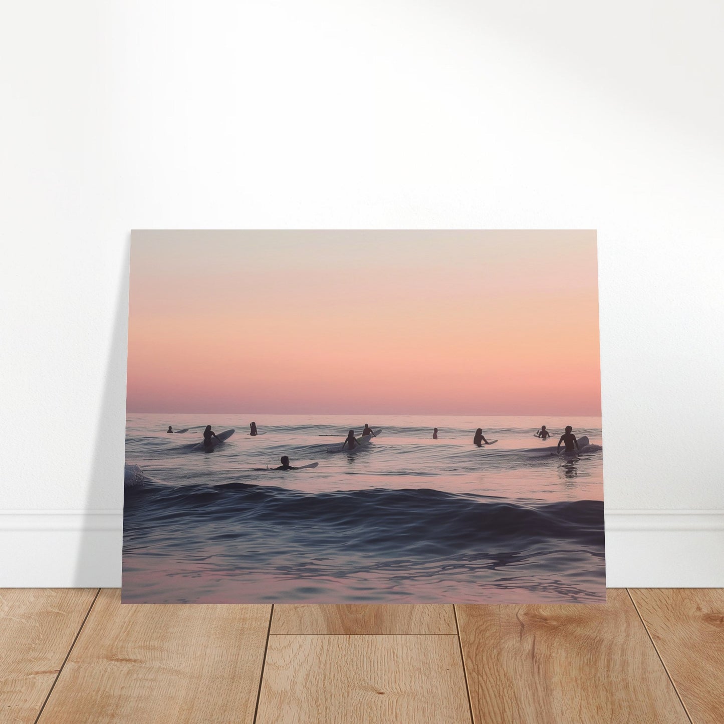 Dusk on the Swells - Serenade of the Surfers - Nature Art-poster