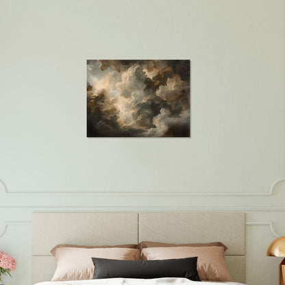 Majesty Above - The Theatrical Cloudscape Canvas - Nature Art-print-on-foam-board