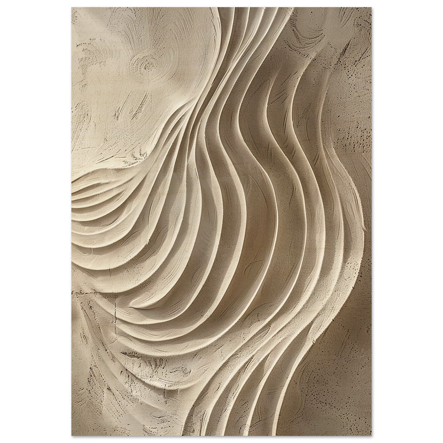 Sands of Time - Abstract wall art-print-on-wood