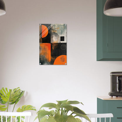 Harmony in Asymmetry - Abstract wall art-print-on-acrylic