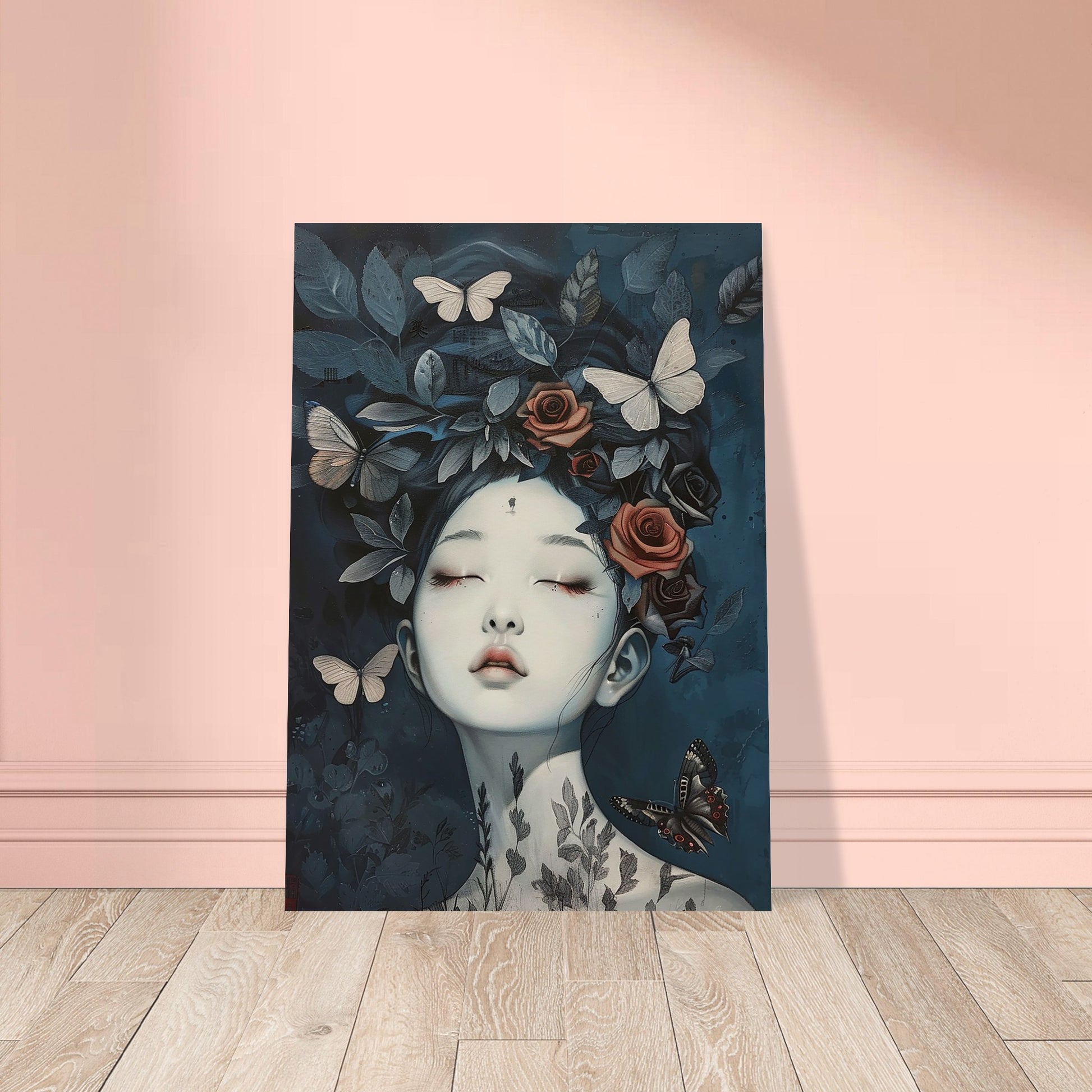 Whispers of Flora - Abstract Wall Art-poster