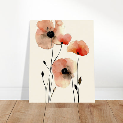 Whispering Poppies - Fine arts-poster