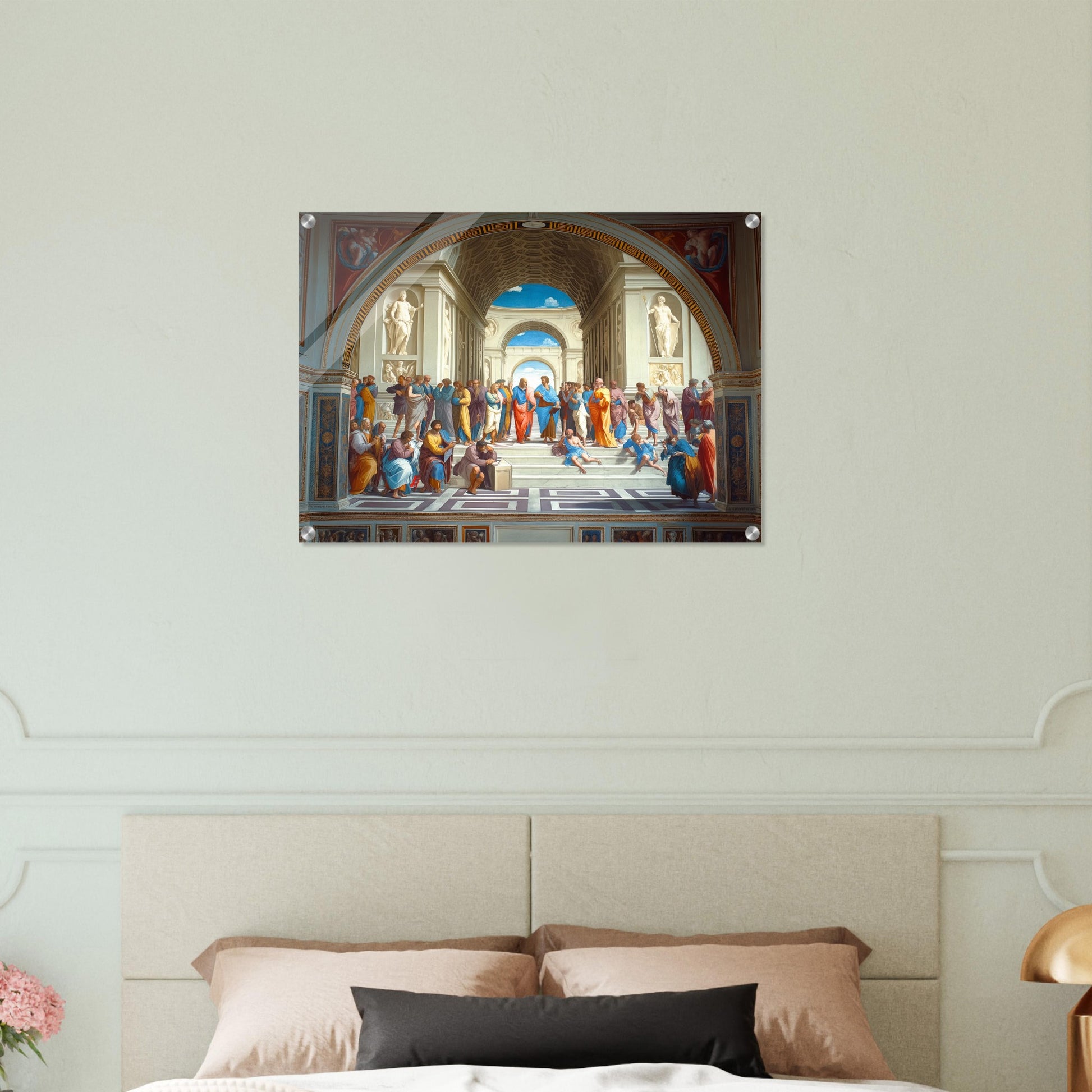 Conclave of Enlightenment - Homage to The School of Athens - Classic Art-print-on-acrylic