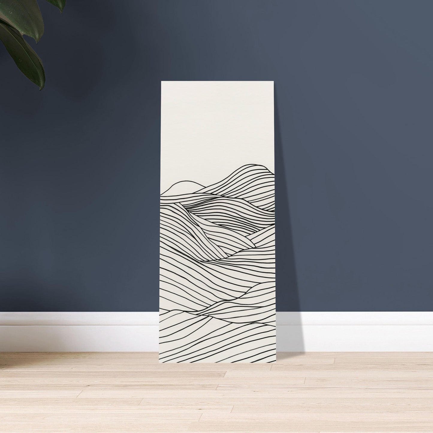 Linear Landscape - Abstract wall art-poster