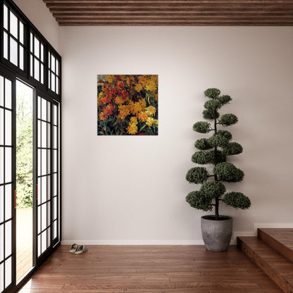 Resplendent Repose - Floral Art-print-on-aluminum