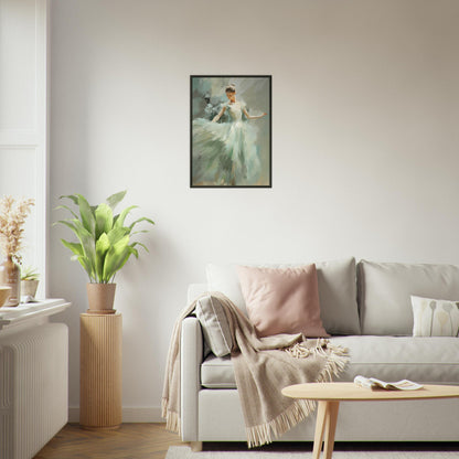 Emerald Elegance - Fine arts-print-in-aluminum-frame