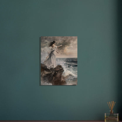 Abyssal Echoes - The Call of the Tides - Classic Art-print-on-aluminum