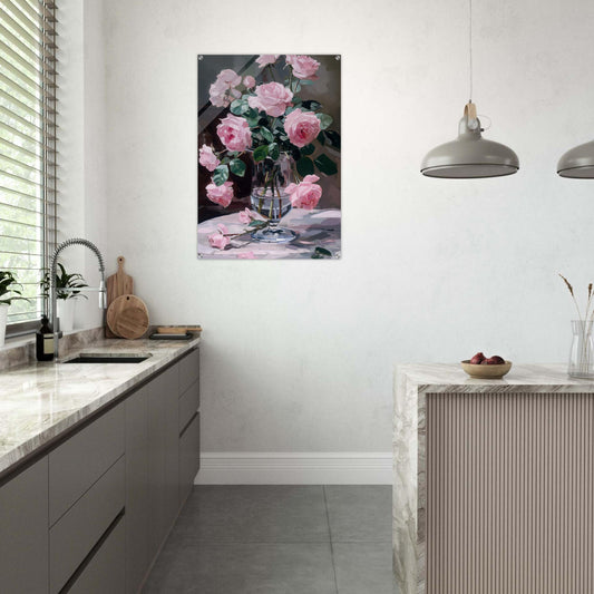 Ephemeral Blooms in Repose - Floral Art-print-on-acrylic