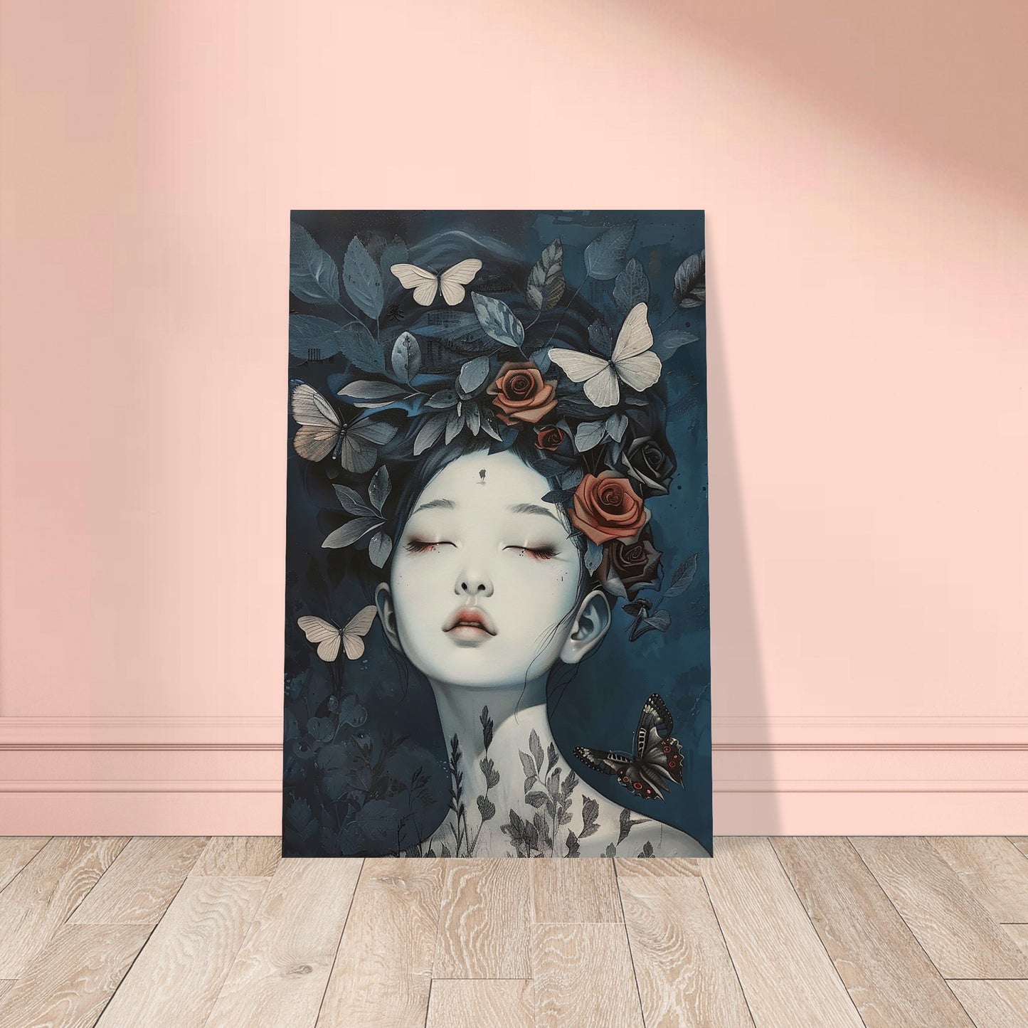 Whispers of Flora - Abstract Wall Art-poster