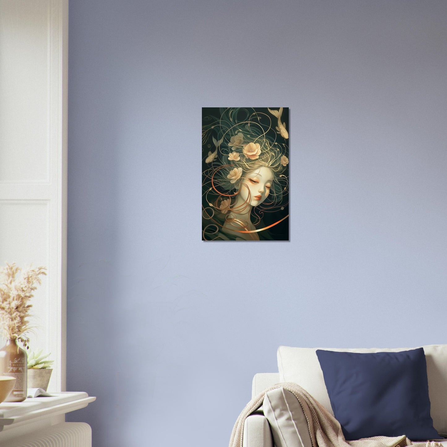 Aquatic Reverie - Abstract Wall Art-poster