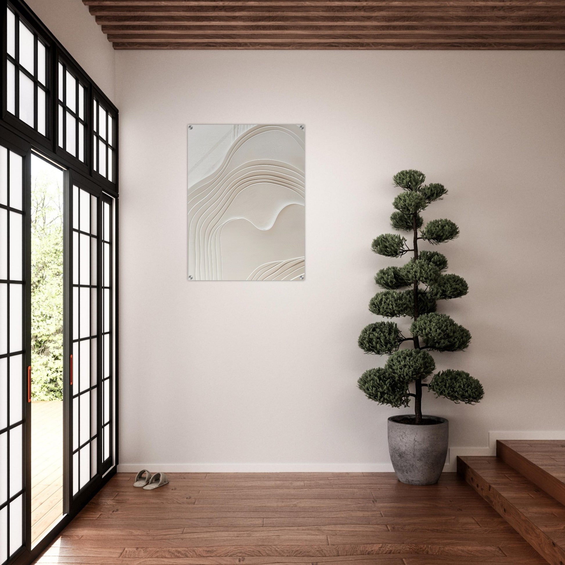 Elegant Abstraction - Abstract wall art-print-on-acrylic