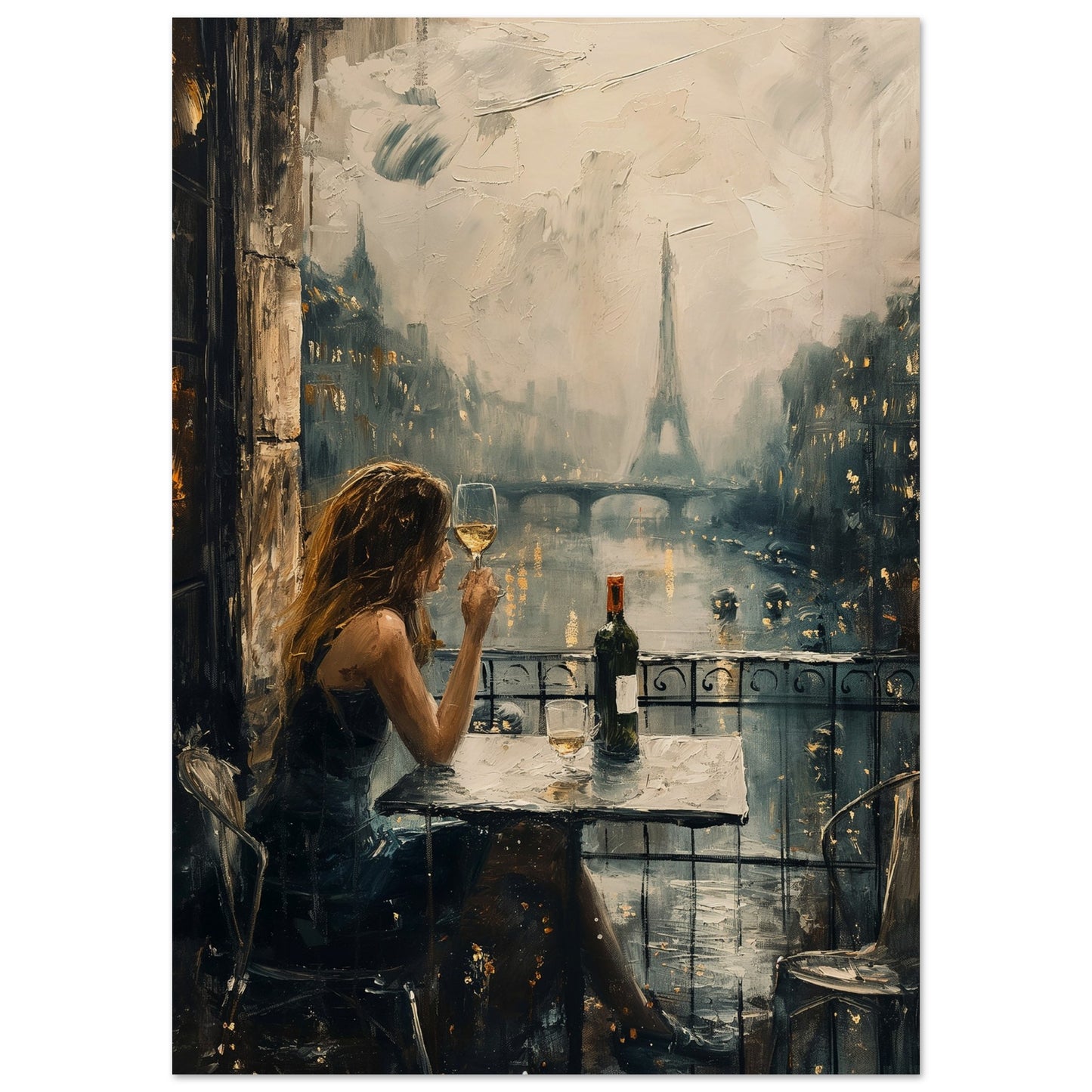 Reflections by the Seine - Fine arts-poster