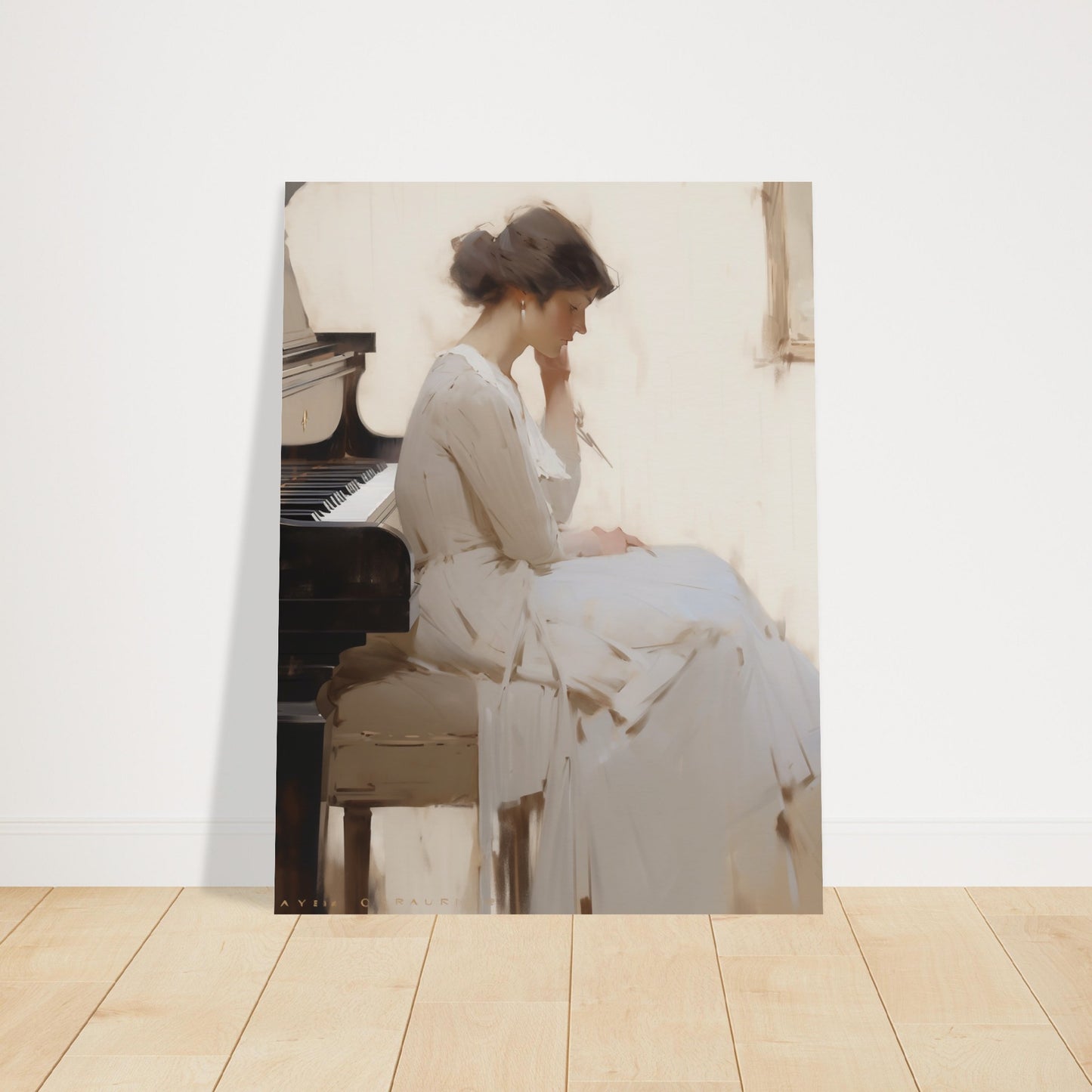 Sonatas Silent Muse A Pensive Melody - Classic Art-poster