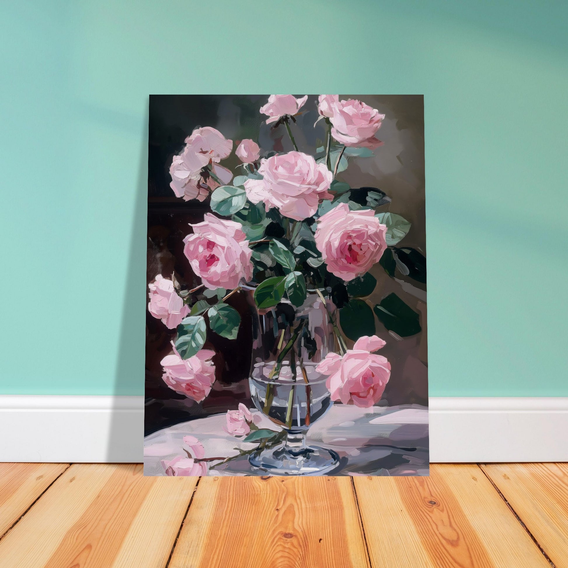 Ephemeral Blooms in Repose - Floral Art-poster