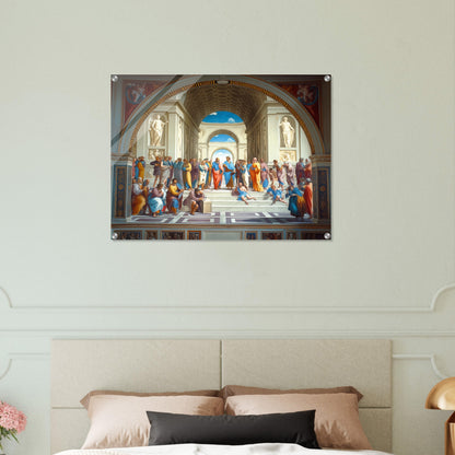 Conclave of Enlightenment - Homage to The School of Athens - Classic Art-print-on-acrylic