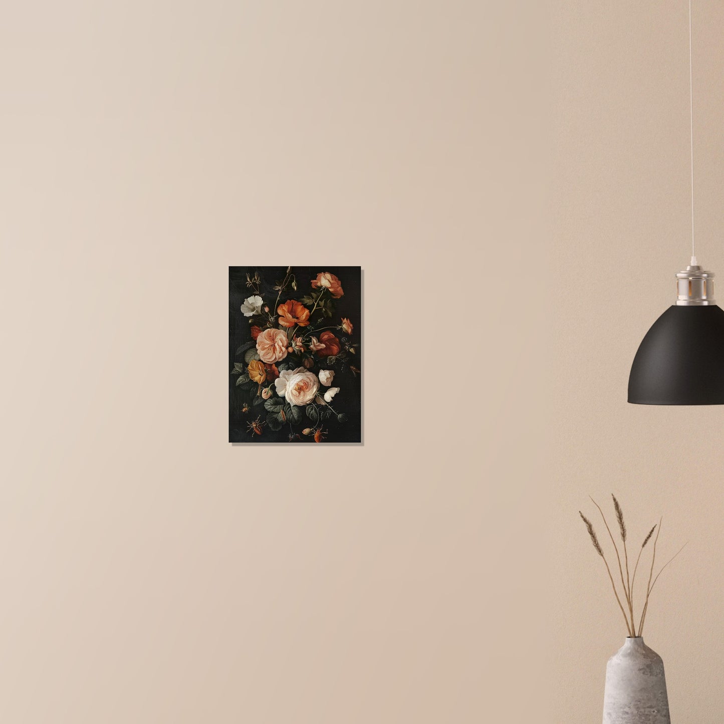 Vivacious Bloom - An Ode to Nature's Palette - Still Life Art pieces-print-on-aluminum