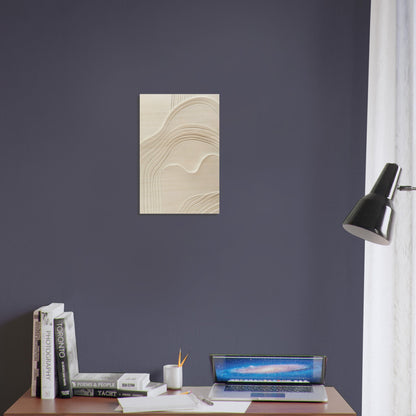 Elegant Abstraction - Abstract wall art-print-on-wood