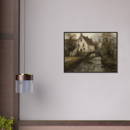 Timeless Reflections - Landscape Art-print-in-aluminum-frame