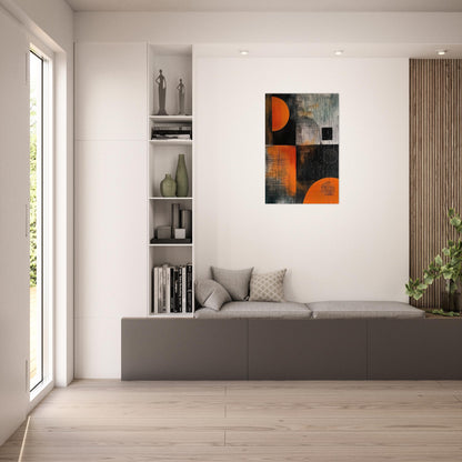 Harmony in Asymmetry - Abstract wall art-print-on-aluminum