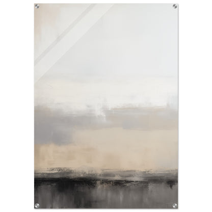 Horizon of Harmony - Abstract Serenity - Abstract wall art-print-on-acrylic