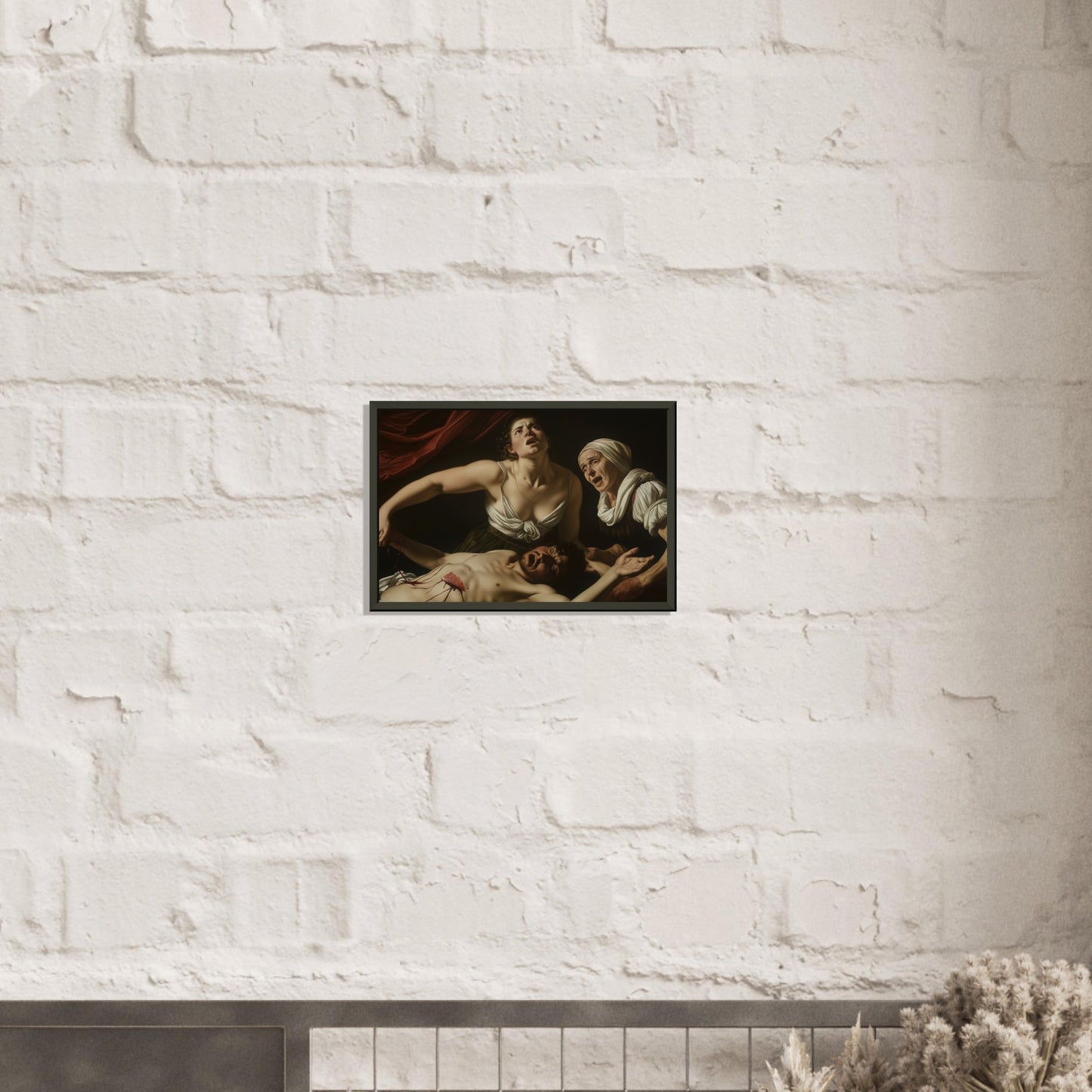 Echoes of the Heart - A Baroque Testament - Classic Art-print-in-aluminum-frame