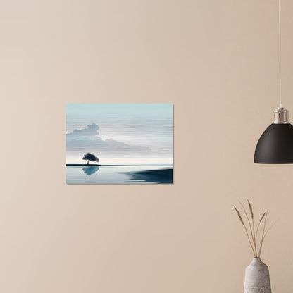 Tranquil Horizons - Landscape Art-print-on-aluminum