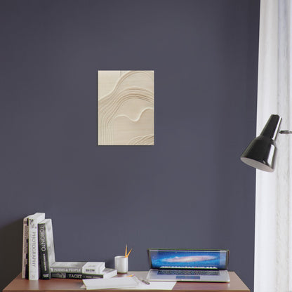 Elegant Abstraction - Abstract wall art-print-on-wood