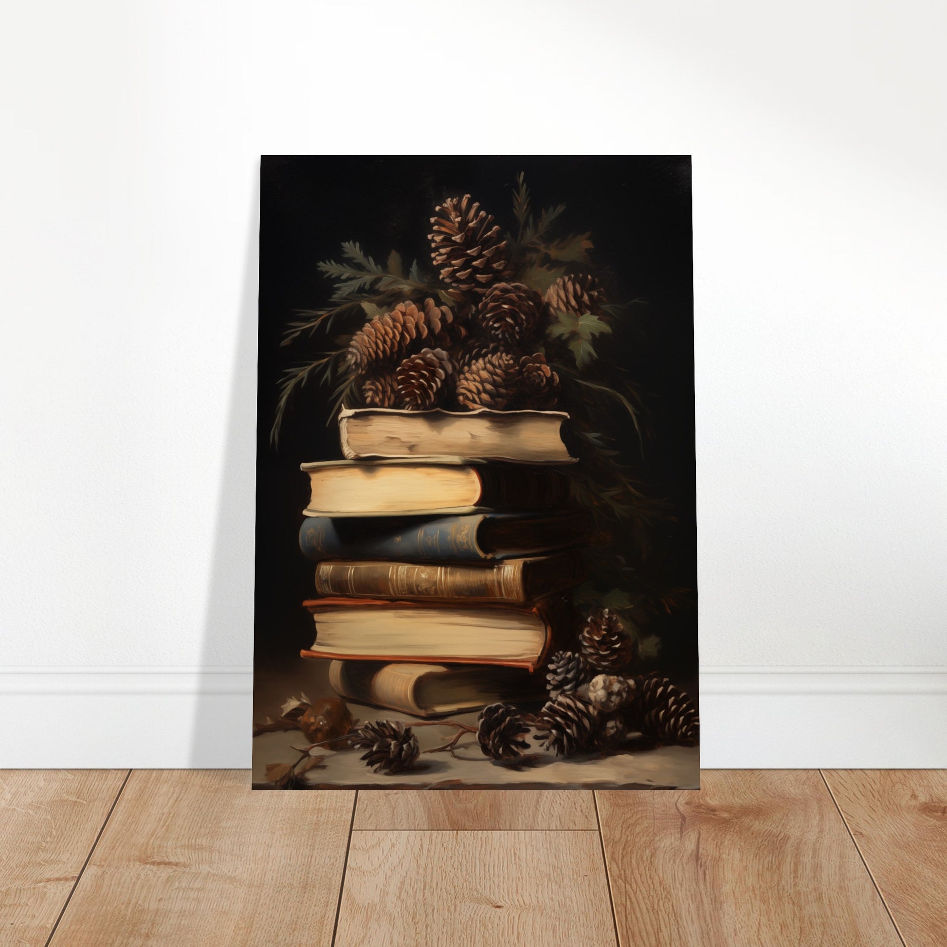 Whispers of the Woodland Library - Still Life Art Pieces-poster