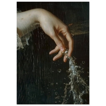 Ephemeral Touch - The Poetry of Water and Light - Fine Arts-poster