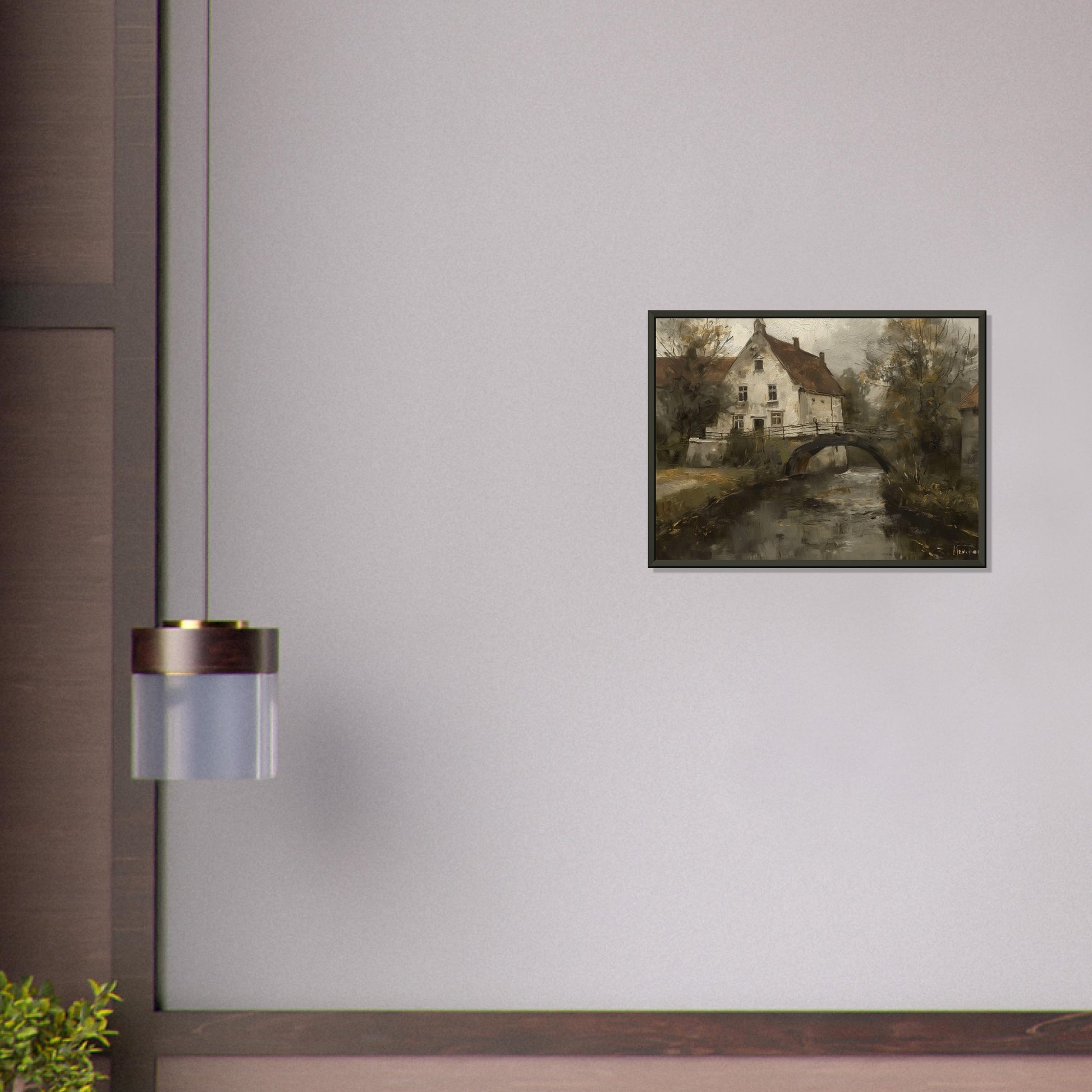 Timeless Reflections - Landscape Art-print-in-aluminum-frame