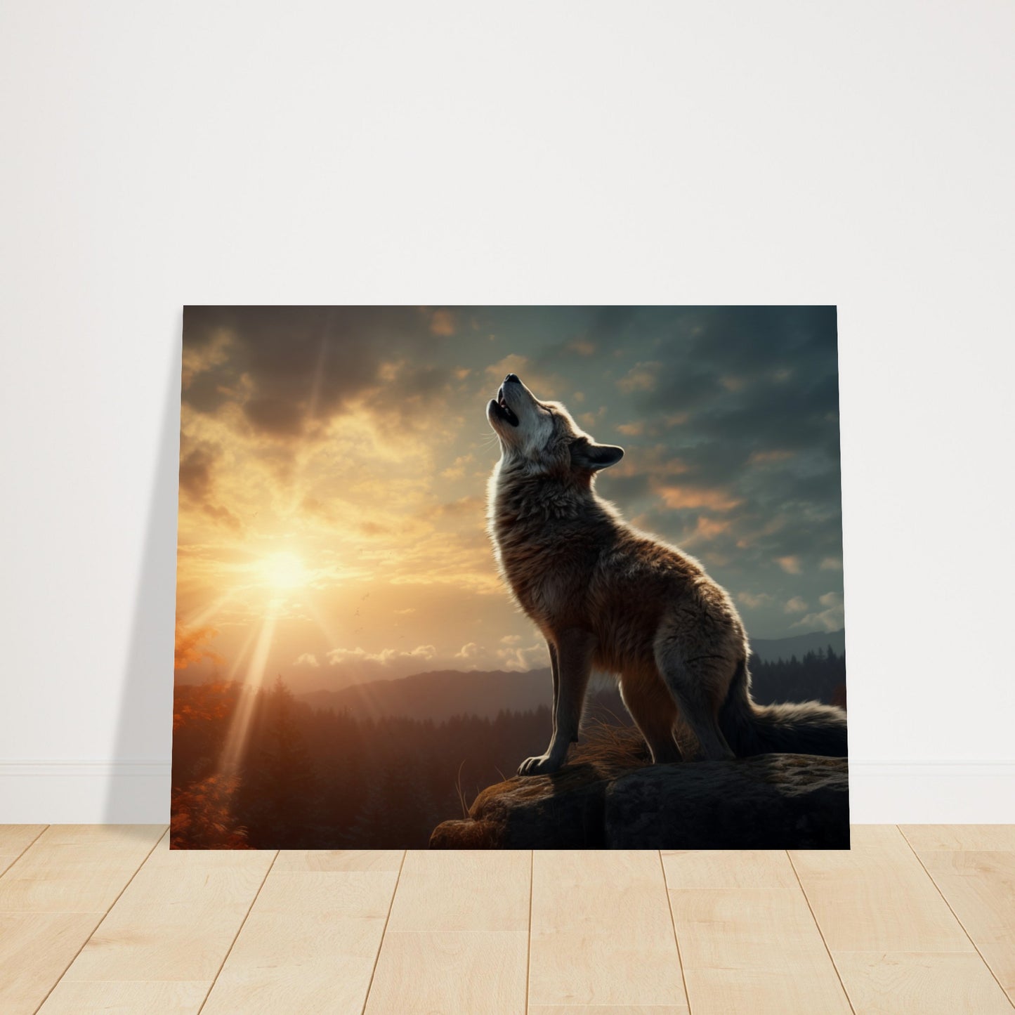 Sunset Serenade - The Call of the Wild - Nature Art-poster