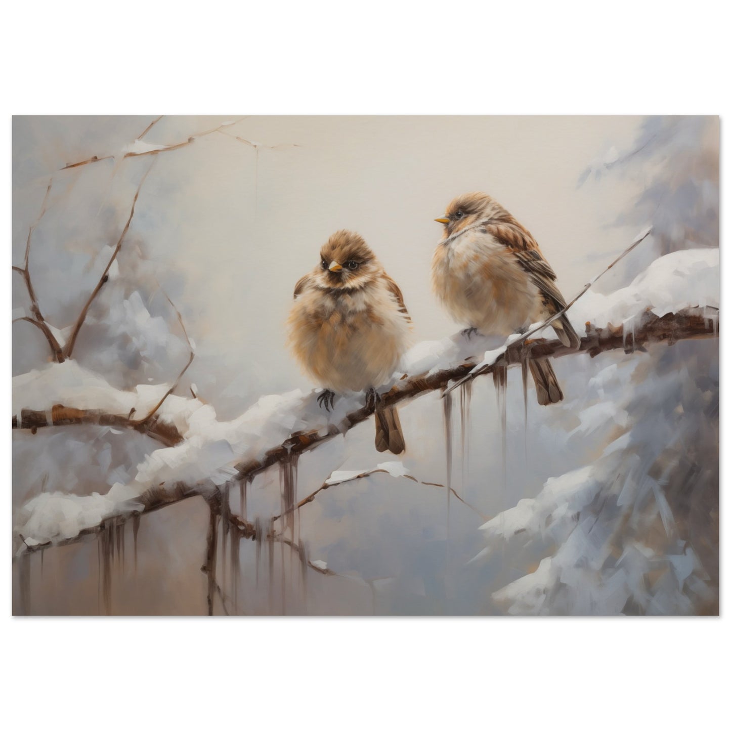 Winter Whispers - Nature Art-poster