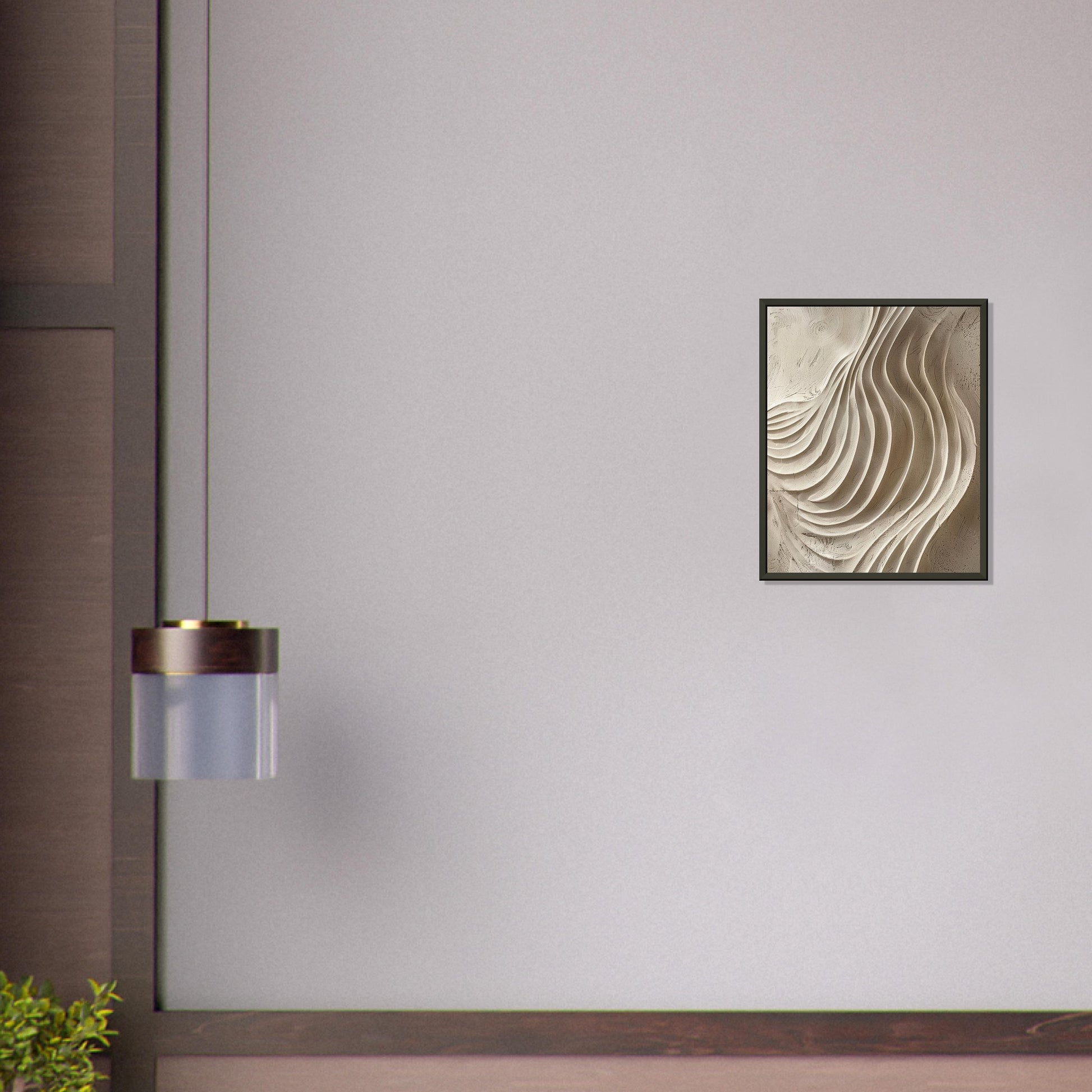 Sands of Time - Abstract wall art-print-in-aluminum-frame