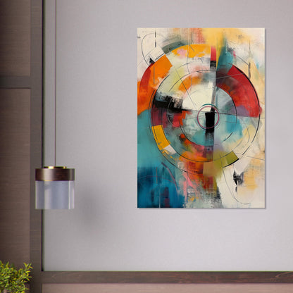 Chromatic Pulse - Modern Abstract Art-poster