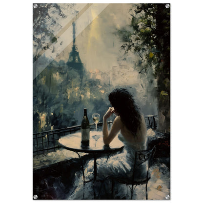 Solitude in Paris - Fine arts-print-on-acrylic