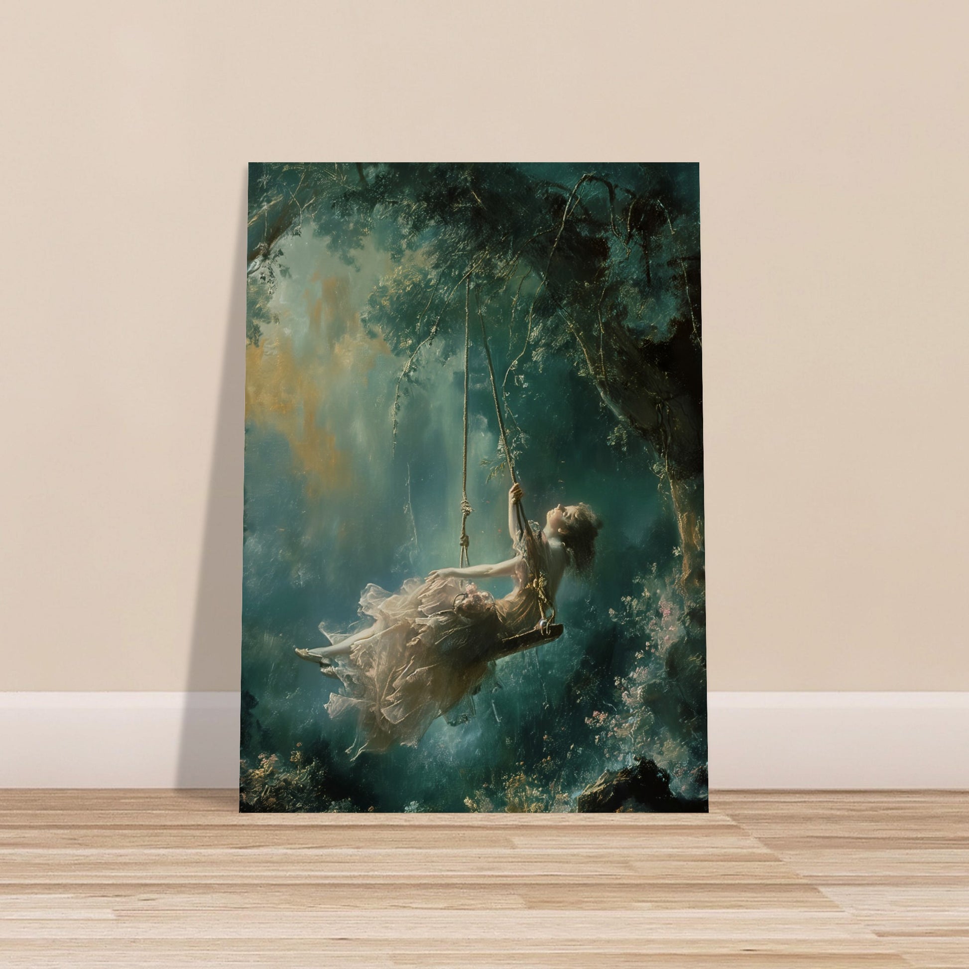 Ethereal Swing - Whispers of Dreams - Classic Art-poster