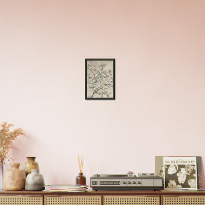 Spring's First Blush - Japanese Sakura Blossoms Art - Floral Art-print-in-aluminum-frame