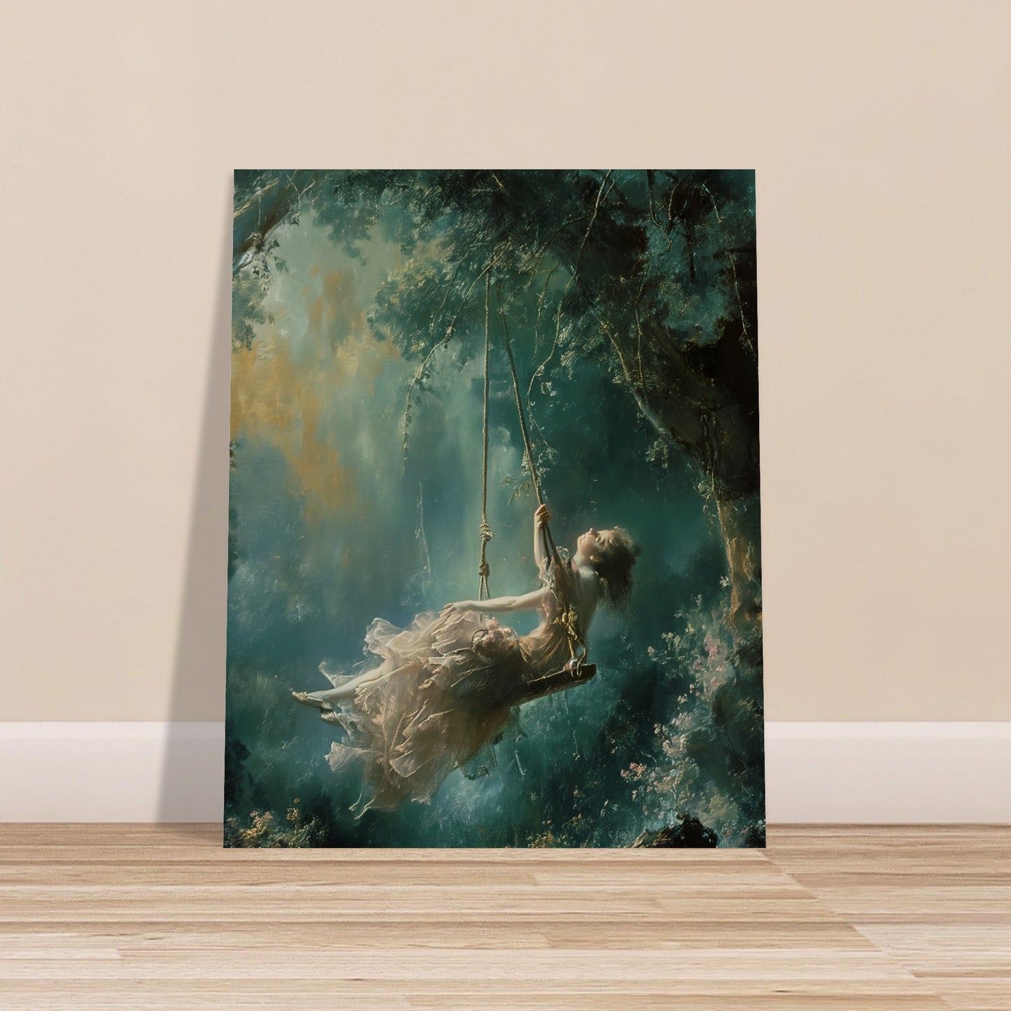 Ethereal Swing - Whispers of Dreams - Classic Art-poster