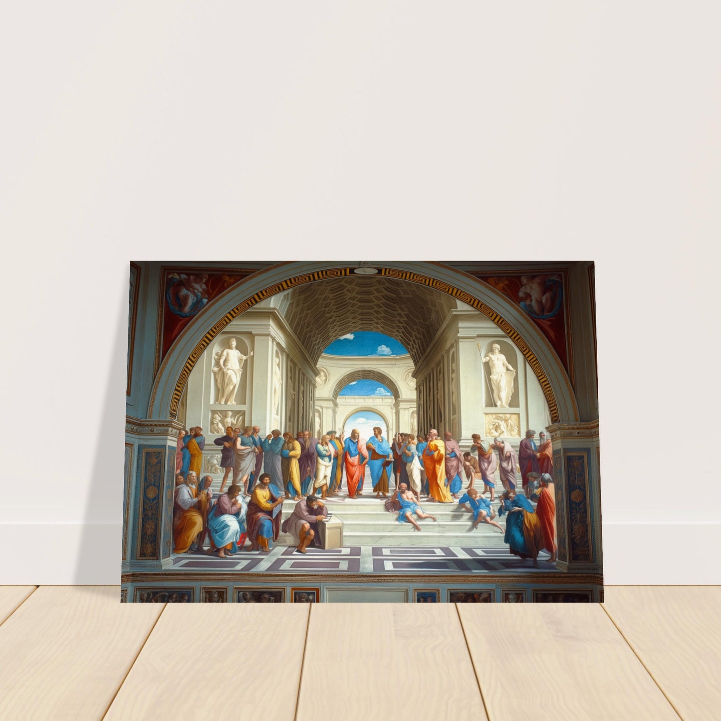 Conclave of Enlightenment - Homage to The School of Athens - Classic Art-poster