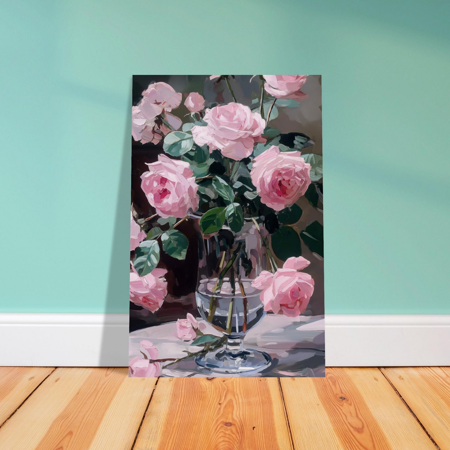 Ephemeral Blooms in Repose - Floral Art-poster