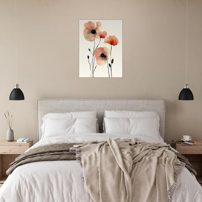 Whispering Poppies - Fine arts-print-on-foam-board