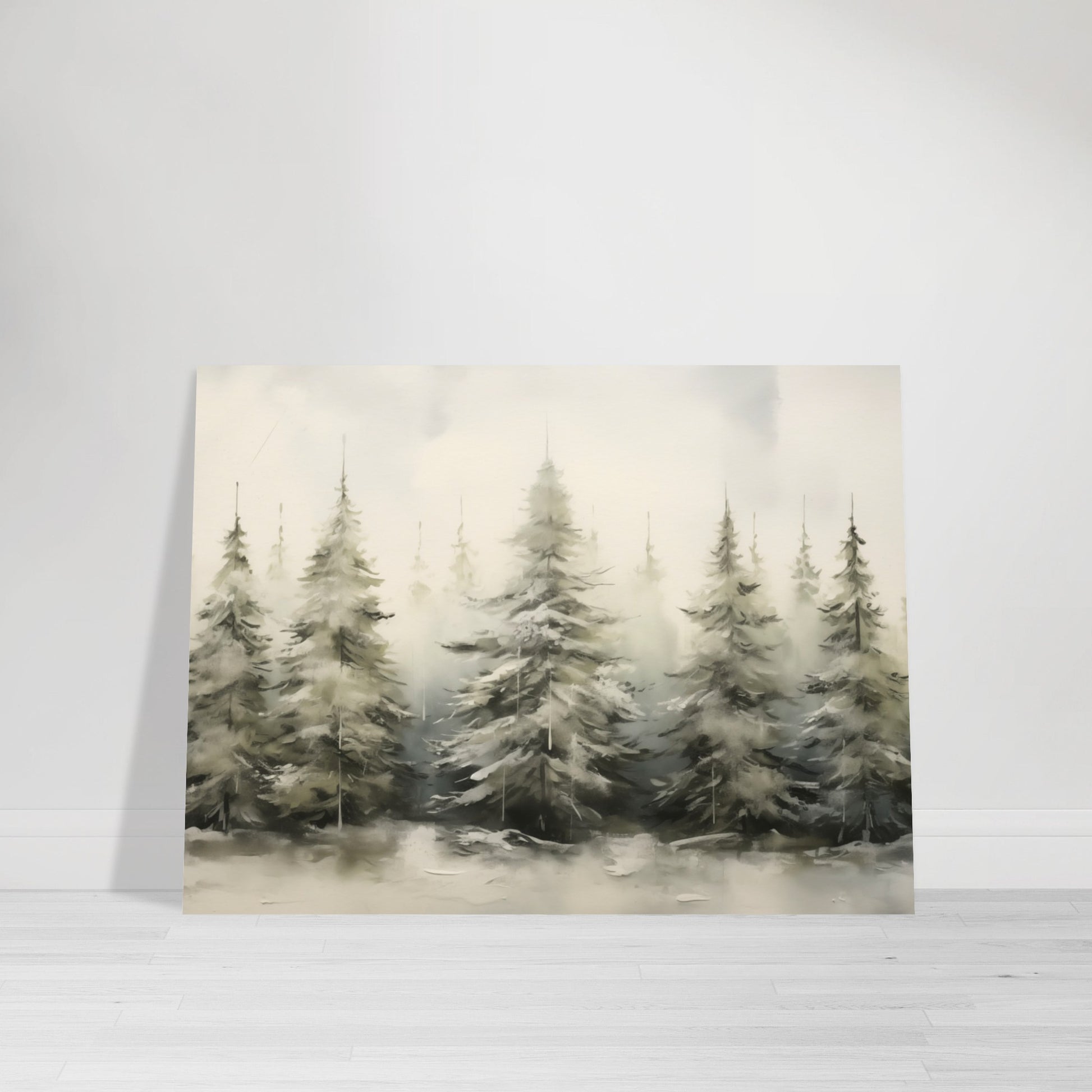 Enchanted Frost - The Winter Forest Ballet - Landscape Art-poster