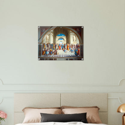 Conclave of Enlightenment - Homage to The School of Athens - Classic Art-print-on-acrylic