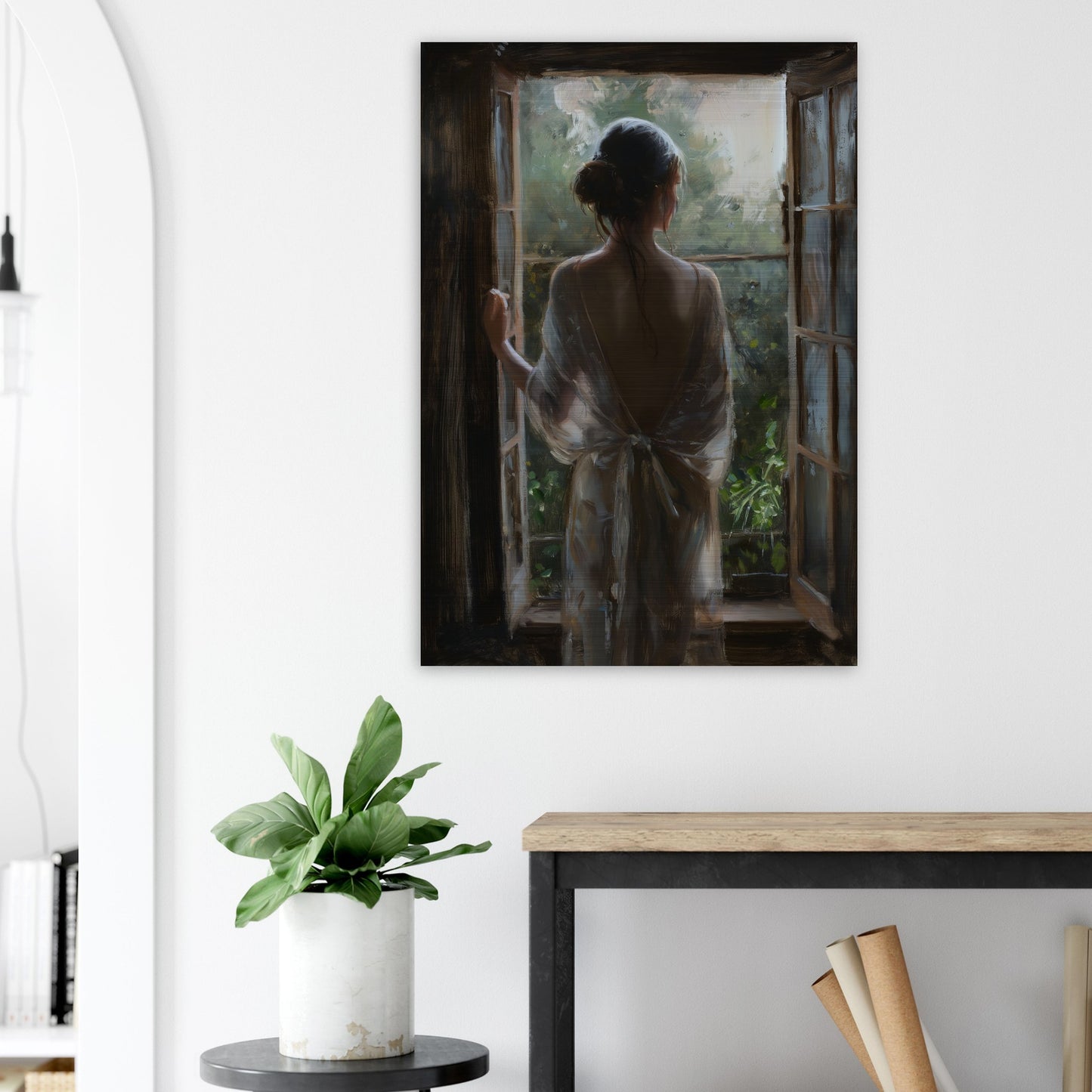 Contemplation at Dawn - Fine Art-print-on-aluminum