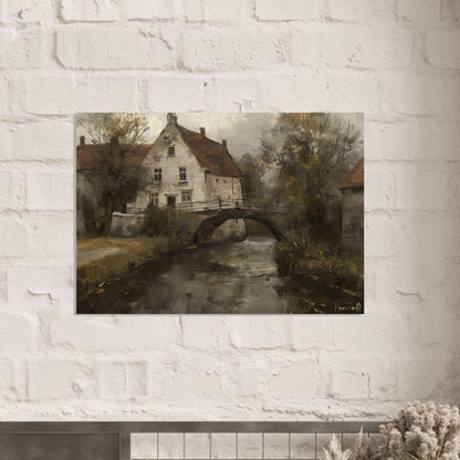 Timeless Reflections - Landscape Art-print-on-aluminum