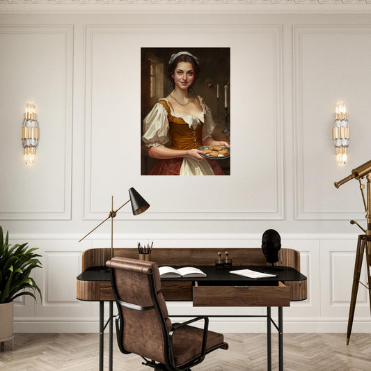 The Warmth of Hospitality - Classic Art-print-on-wood